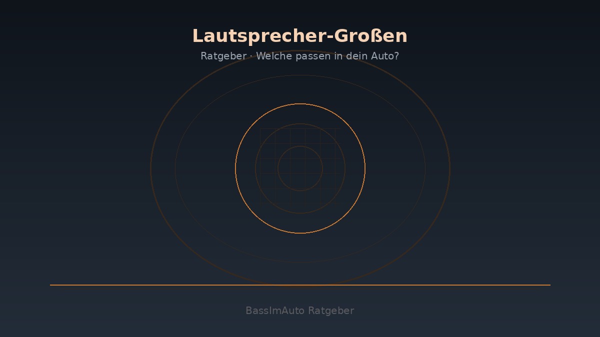 Lautsprecher-Größen fürs Auto